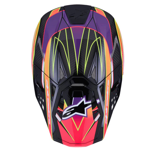 Supertech M10 Era Helmet ECE Pink/Violet/Yellow Fluo Gloss