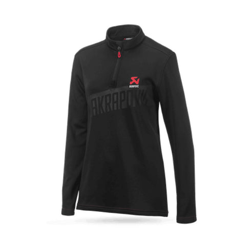 Akrapovic Corpo Zip Turtleneck Hoodie Women's Black
