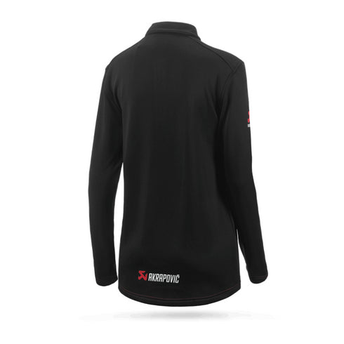 Akrapovic Corpo Zip Turtleneck Hoodie Women's Black