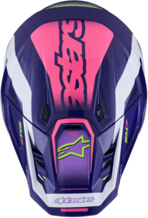 Supertech M7 Deed Helmet Purple/Pink — product (image 6 of 6)