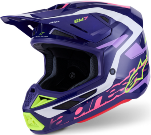 Supertech M7 Deed Helmet Purple/Pink — product (image 1 of 6)