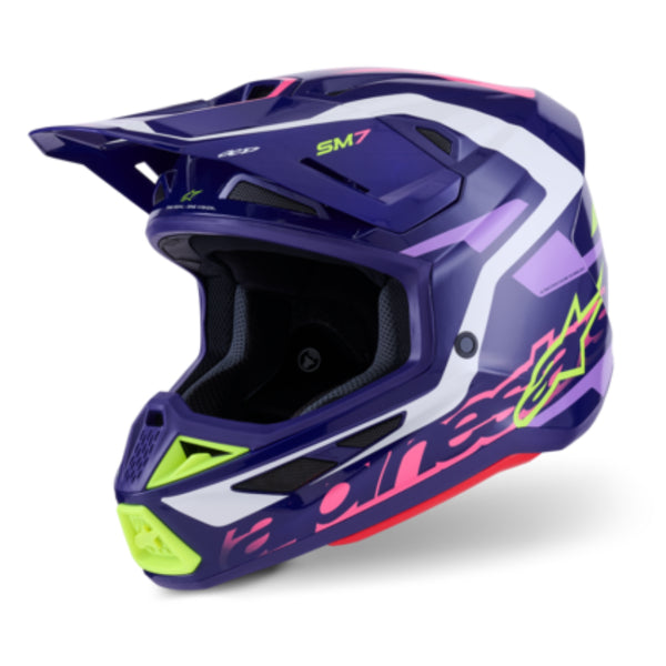Supertech M7 Deed Helmet Purple/Pink — product (image 1 of 6)