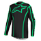 Alpinestars 2027 Fluid Apex V2 Jersey Black/Green Fluo