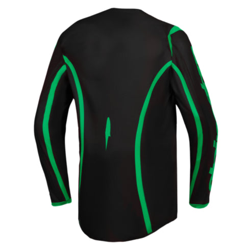 Alpinestars 2027 Fluid Apex V2 Jersey Black/Green Fluo