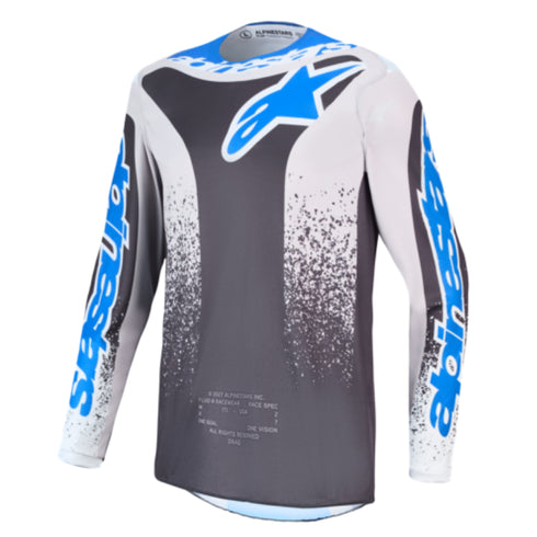 Alpinestars 2027 Fluid Drag Jersey Light Greystone/Light Lilac/Ucla Blue