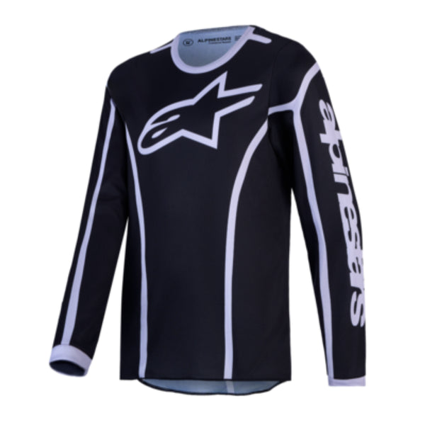 Alpinestars 2027 Youth Fluid Apex V2 Jersey Black/Silver — Off-Road/MX Pants (image 1 of 2)