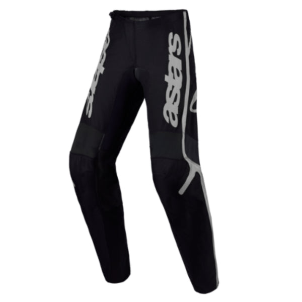 Alpinestars 2027 Youth Fluid Apex V2 Pants Black/Silver — Off-Road/MX Pants (image 1 of 2)
