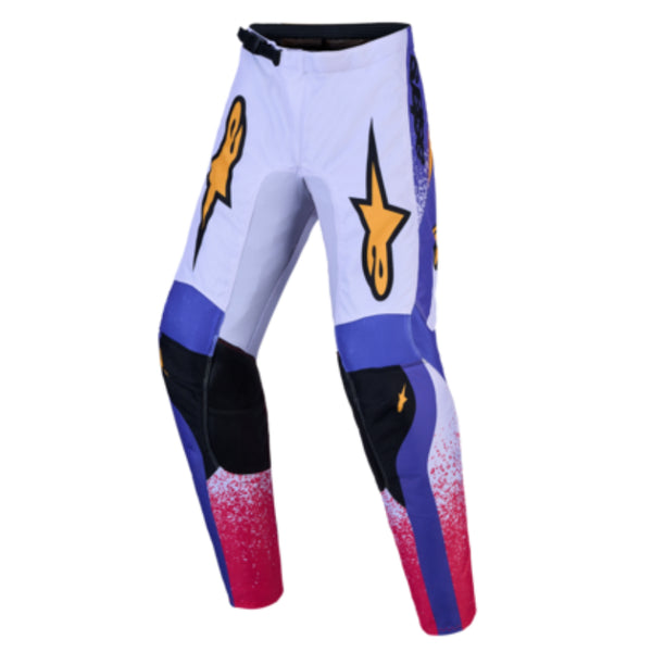 Alpinestars 2027 Youth Fluid Drag Pants Light Lilac/Blue/Iris Gold — Off-Road/MX Pants (image 1 of 2)