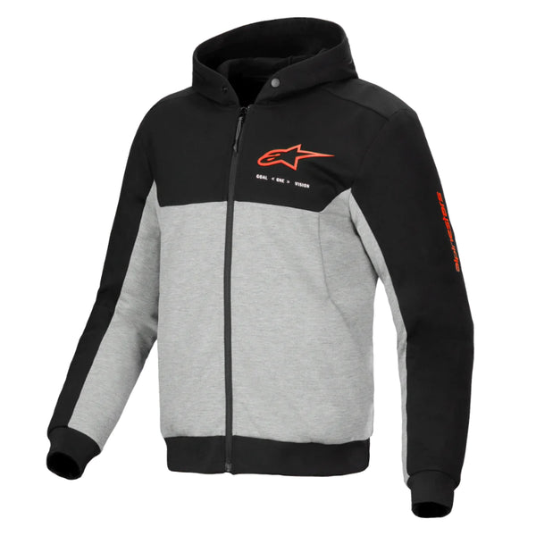 Alpinestars Chrome Sport V2 Hoodie Black/Grey/Red — product (image 1 of 2)