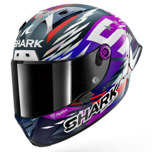 Shark Aeron GP FIM Racing 2 Zarco Signature Replica Helmet - DVU — Motorcycle Helmets (image 1 of 3)