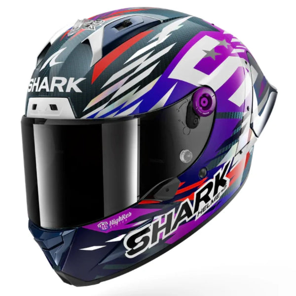 Shark Aeron GP FIM Racing 2 Zarco Signature Replica Helmet - DVU — Motorcycle Helmets (image 1 of 3)