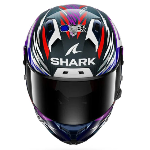 Shark Aeron GP FIM Racing 2 Zarco Signature Replica Helmet - DVU — Motorcycle Helmets (image 2 of 3)