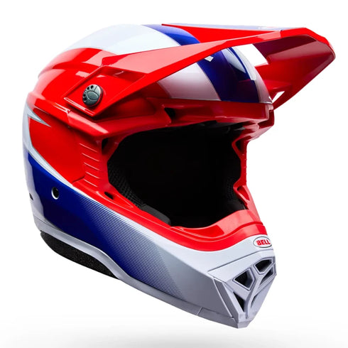 Bell Moto-10 MIPS Falcon Helmet - Red/White — Motorcycle Helmets (image 1 of 6)