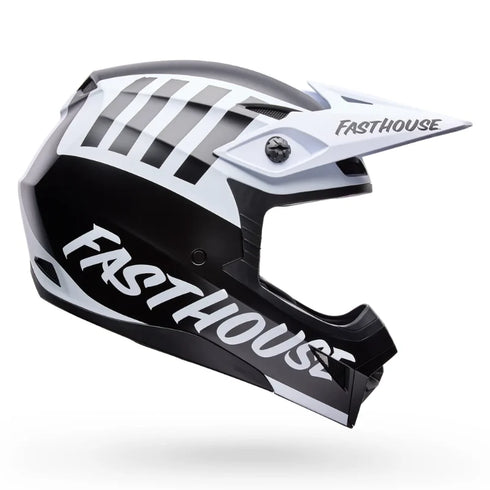 Bell MX-10 MIPS Fasthouse Helmet - Black/White