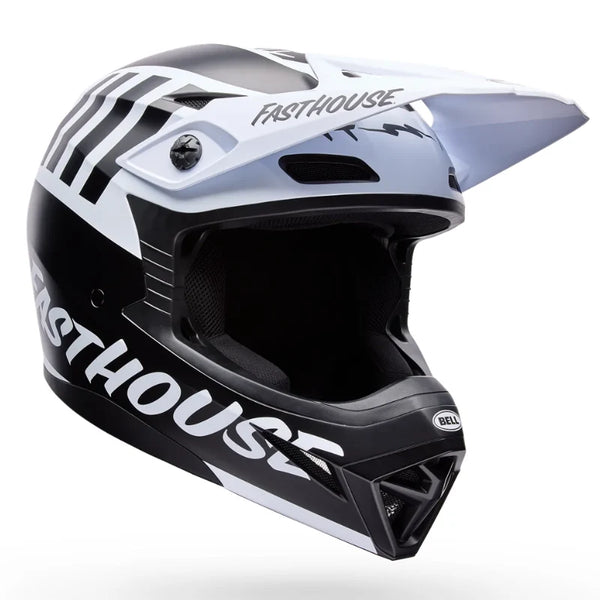 Bell MX-10 MIPS Fasthouse Helmet - Black/White — Motorcycle Helmets (image 1 of 6)