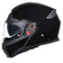 SMK Gullwing Solid Helmet - GL200 (Black) — Motorcycle Helmets (image 2 of 5)