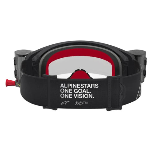 Alpinestars Supertech Firma Roll Off Goggles - Black/Silver (Clear Lens) — Motorcycle Gear (image 4 of 4)
