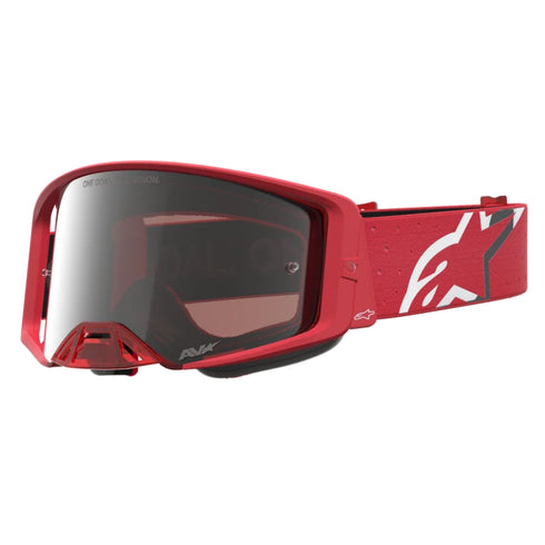 Alpinestars Supertech Vesta Goggles - Red/Chrome (Mirror Silver Lens)