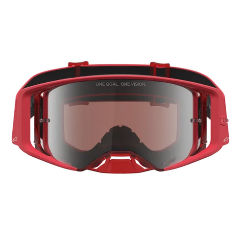 Alpinestars Supertech Vesta Goggles - Red/Chrome (Mirror Silver Lens) — Motorcycle Gear (image 2 of 4)