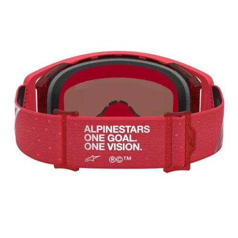 Alpinestars Supertech Vesta Goggles - Red/Chrome (Mirror Silver Lens) — Motorcycle Gear (image 4 of 4)