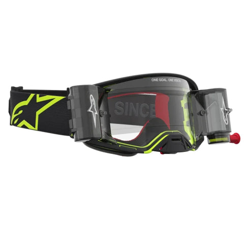Alpinestars Supertech Firma Roll Off Goggles - Black/Yellow (Clear Lens) — Motorcycle Gear (image 3 of 4)