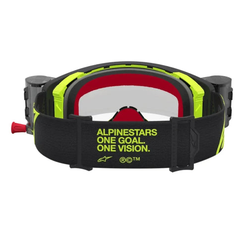 Alpinestars Supertech Firma Roll Off Goggles - Black/Yellow (Clear Lens) — Motorcycle Gear (image 4 of 4)