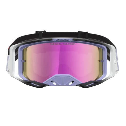 Alpinestars Vision 8 Maven Goggles - Lavender/Black (Mirror Pink Lens) — Motorcycle Gear (image 2 of 4)