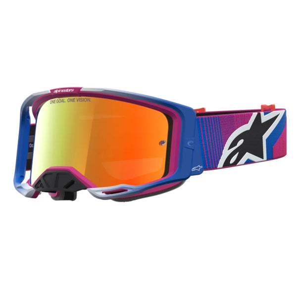 Alpinestars Vision 8 Maven Goggles - Red/Black (Mirror Red Lens)