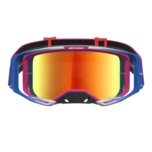 Alpinestars Vision 8 Maven Goggles - Red/Black (Mirror Red Lens) — Motorcycle Gear (image 2 of 4)