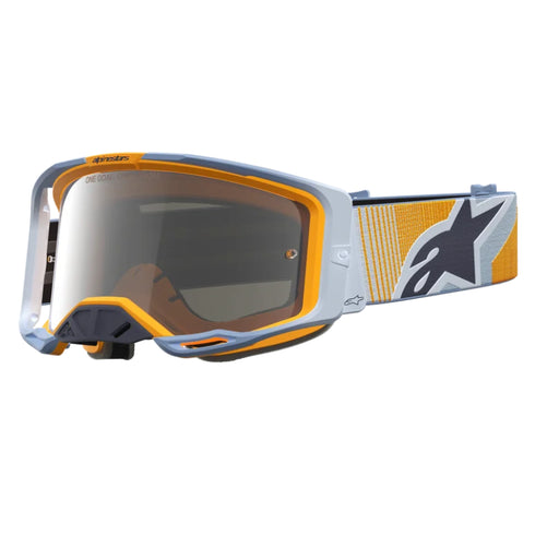 Alpinestars Vision 8 Maven Goggles - Blue/Orange (Mirror Silver Lens)
