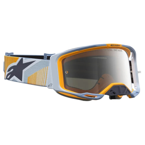 Alpinestars Vision 8 Maven Goggles - Blue/Orange (Mirror Silver Lens) — Motorcycle Gear (image 3 of 4)