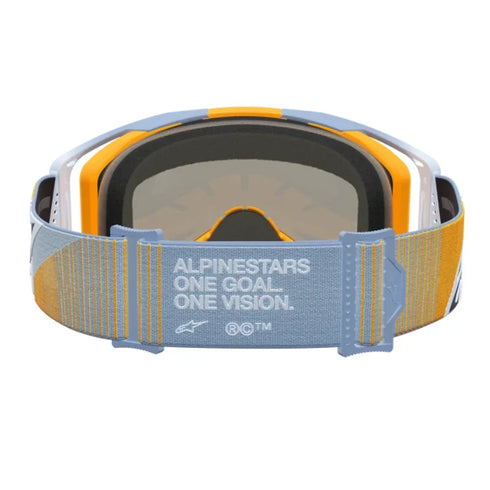 Alpinestars Vision 8 Maven Goggles - Blue/Orange (Mirror Silver Lens) — Motorcycle Gear (image 4 of 4)