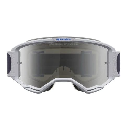 Alpinestars Vision 5 Drag Goggles - Light Lilac/Blue (Mirror Silver Lens) — Motorcycle Gear (image 2 of 4)
