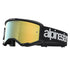 Alpinestars Vision 5 Hone Goggles - Black/White (Mirror Gold Lens)