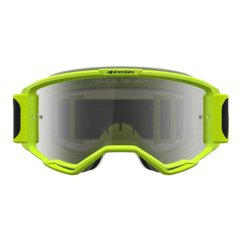 Alpinestars Vision 5 Rora Goggles - Black/Yellow (Mirror Silver Lens) — Motorcycle Gear (image 2 of 4)