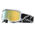 Alpinestars Vision 5 Rora Goggles - Black/White (Mirror Gold Lens)