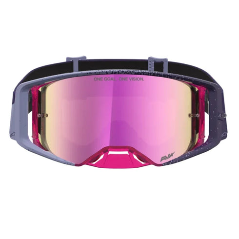 Alpinestars Supertech Hiten Goggles - Purple/Red (Mirror Pink Lens) — Motorcycle Gear (image 2 of 4)