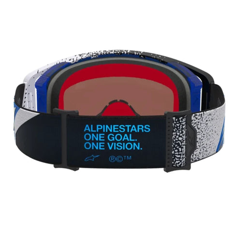 Alpinestars Supertech Hiten Goggles - Black/Blue (Mirror Blue Lens) — Motorcycle Gear (image 4 of 4)