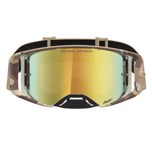 Alpinestars Supertech Lone Goggles - Camo Desert (Mirror Gold Lens) — Motorcycle Gear (image 2 of 4)