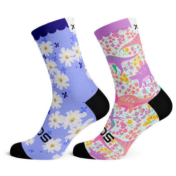 Sox Footwear Kids Crew Socks - Garden Fairy & Wonderland Pack