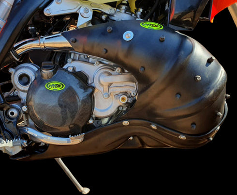 Hyde Racing Sump and Exhaust Guard - KTM/Husqvarna/GasGas 2 Stroke Dirt Bikes