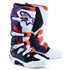 Alpinestars Tech 7 Boots - Purple/White/Dark Blue/Red Fluo — Motorcycle Gear (image 1 of 7)
