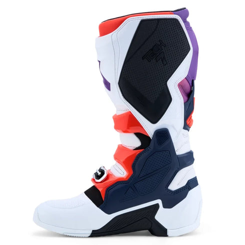Alpinestars Tech 7 Boots - Purple/White/Dark Blue/Red Fluo — Motorcycle Gear (image 4 of 7)