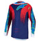 Alpinestars 2027 Fluid Drag Jersey - Blue/Navy/Fire Red/White
