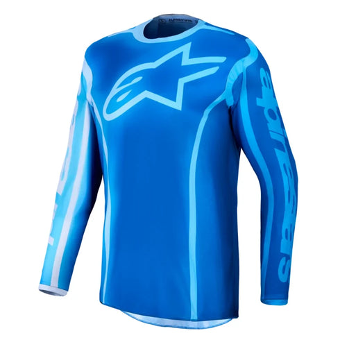 Alpinestars 2027 Fluid Kepler Jersey - Ucla Blue/Blithe Blue — Motorcycle Gear (image 1 of 2)