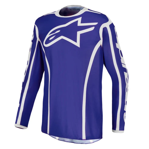 Alpinestars 2027 Fluid Apex V2 Jersey - Deep Blue/White