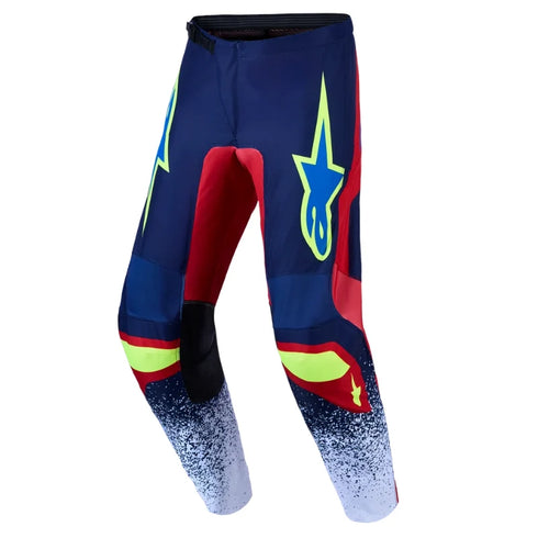 Alpinestars 2027 Fluid Drag Pants - Blue/Navy/Fire Red/White