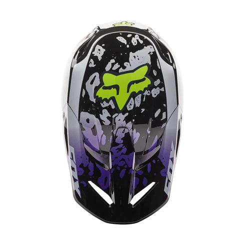 Fox V1 Morphic Youth Helmet - Black/White