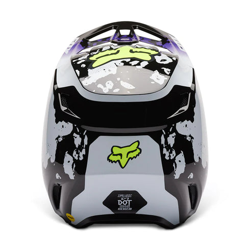 Fox V1 Morphic Youth Helmet - Black/White