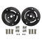 SMK Retro Jet Outer Visor Mechanism (Underplates) - Black